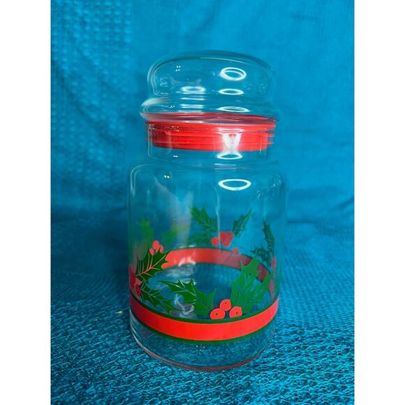 holly leaf christmas jar - Picture 5 of 9